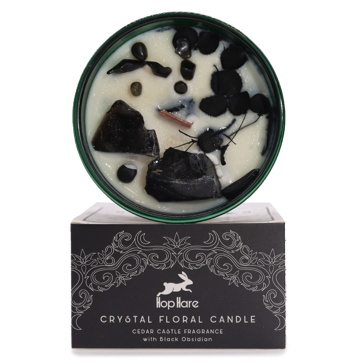 Hop Hare crystal magic flower candle The Knight of Swords | Rooted Flame