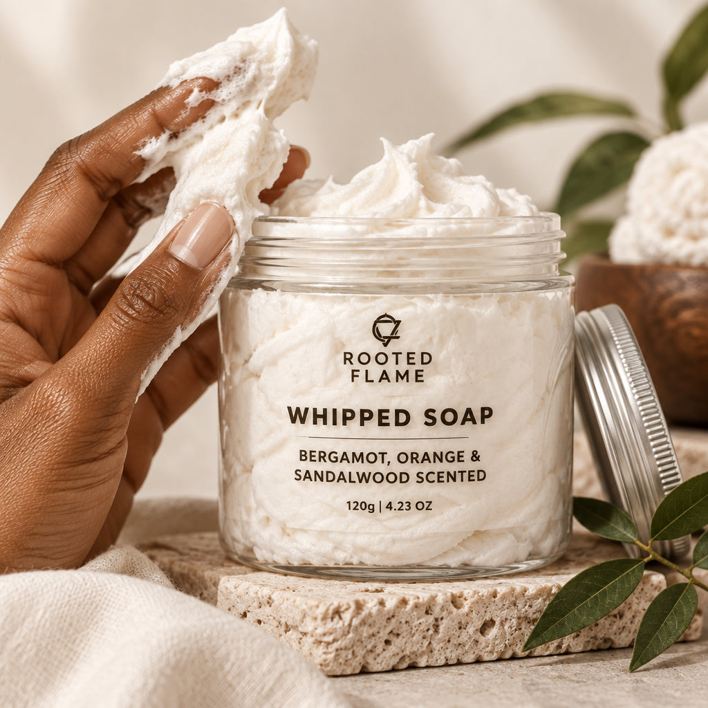 Jar of Whipped Soap by Rooted Flame