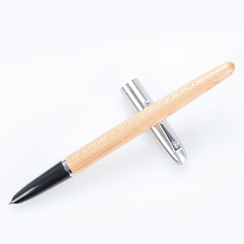 Lengthened Wooden Pole Office Writing Practice Pen