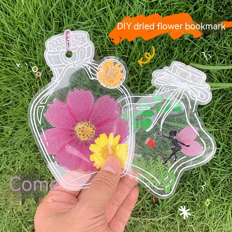 Handmade Dried Flower Bookmark Diy Material Sticker