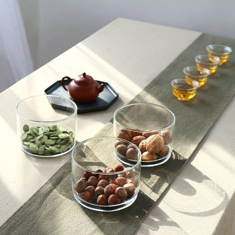 Combined Bamboo Lid Sealing For Glass Storage Tank
