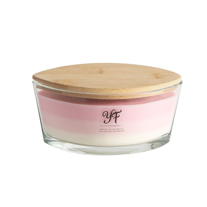 American-style WW Fireplace Boat-shaped Soy Scented Candle