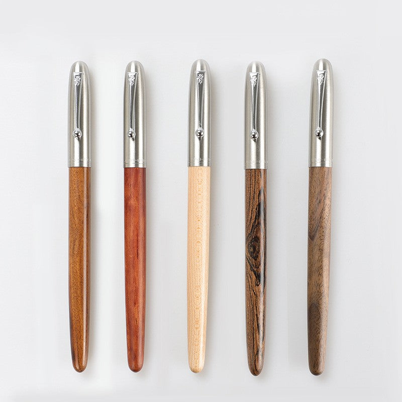 Lengthened Wooden Pole Office Writing Practice Pen