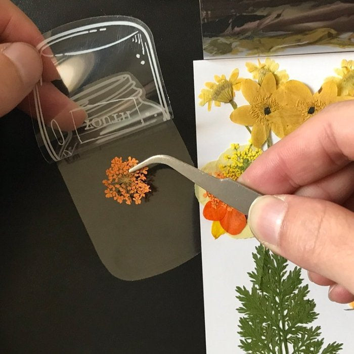 Handmade Dried Flower Bookmark Diy Material Sticker