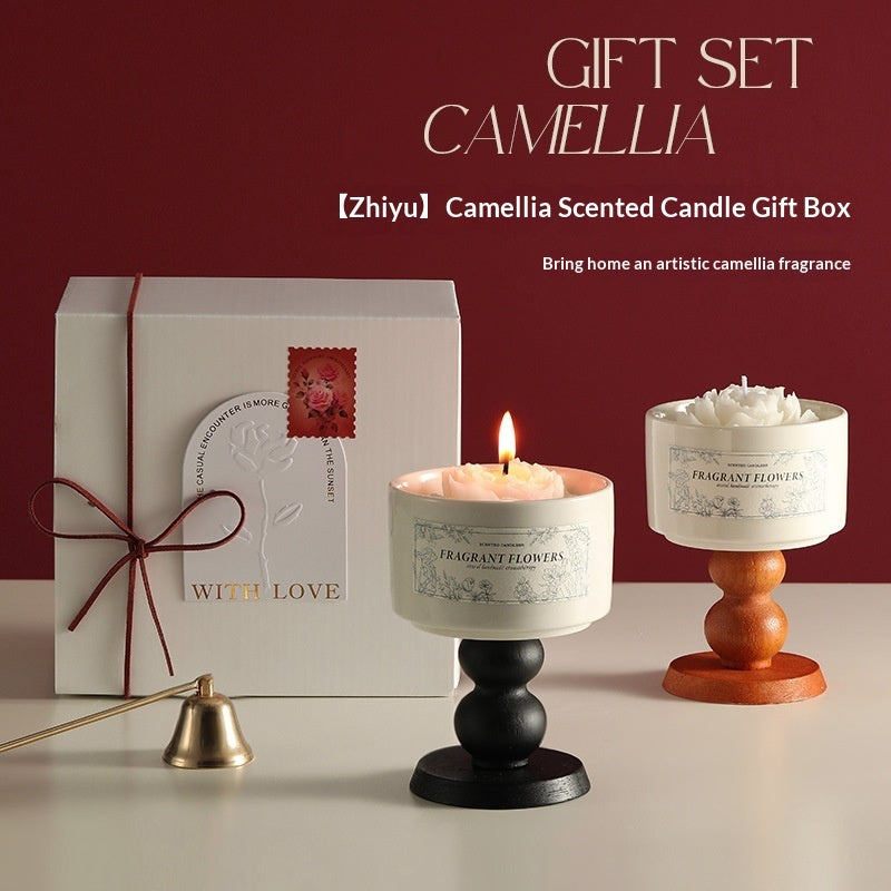 Camellia Aromatherapy Candle Gift Set Made With Soy Wax