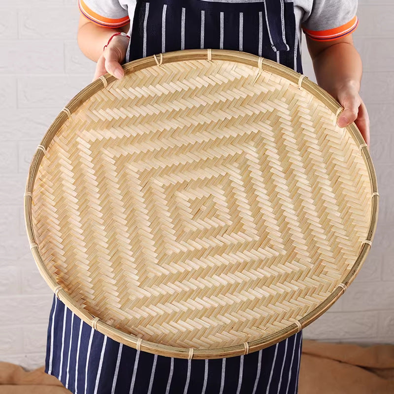Drying Tray Handmade Bamboo Products Storage Bamboo Products Decorative Sieve