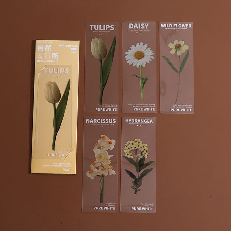 Dried Flower Bookmark Natural Plant Daisy Literary Bookmark