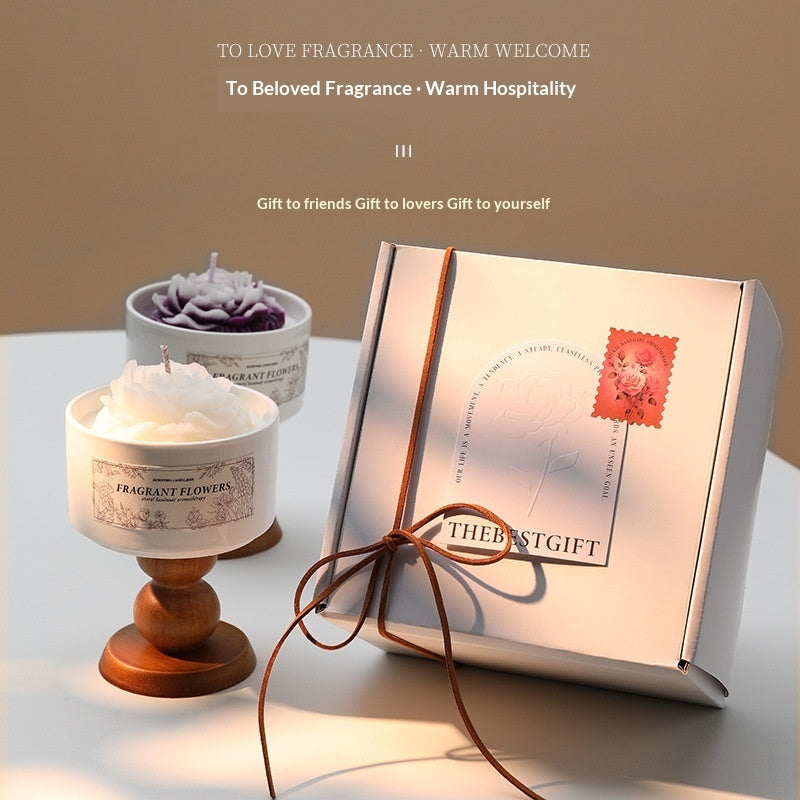 Camellia Aromatherapy Candle Gift Set Made With Soy Wax