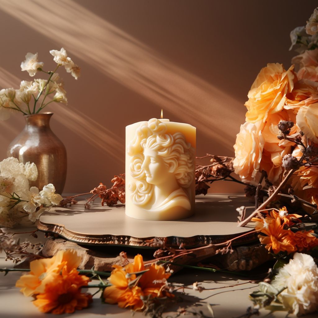 Portrait Soy Wax Aromatherapy Candle Silicone Mold