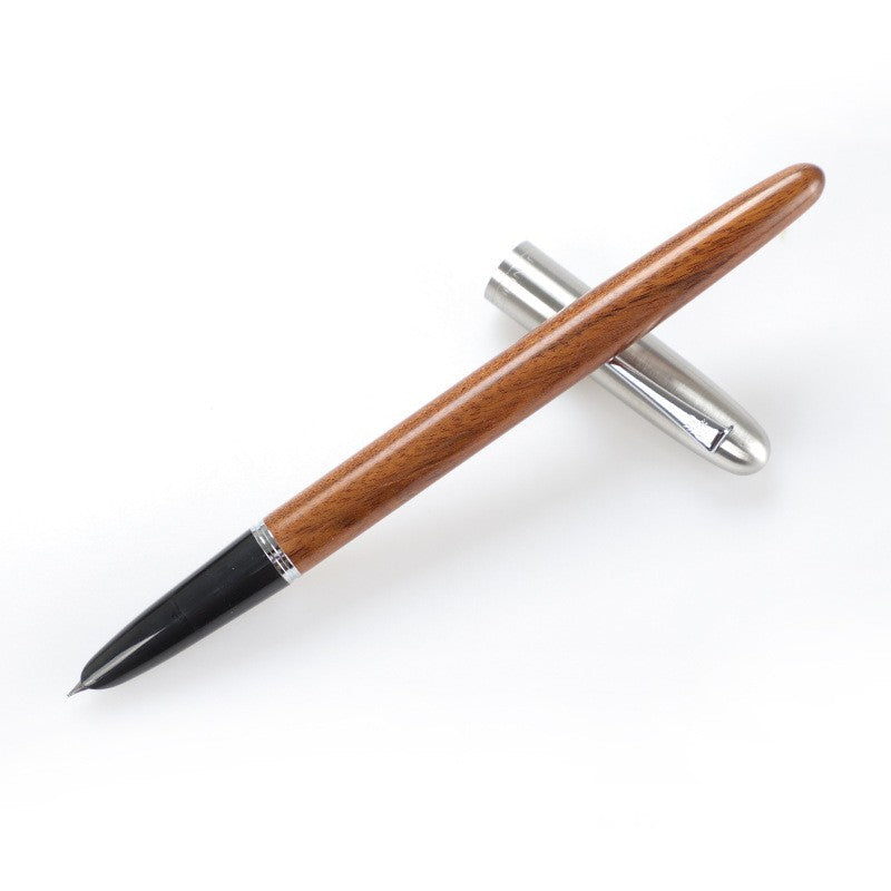 Lengthened Wooden Pole Office Writing Practice Pen