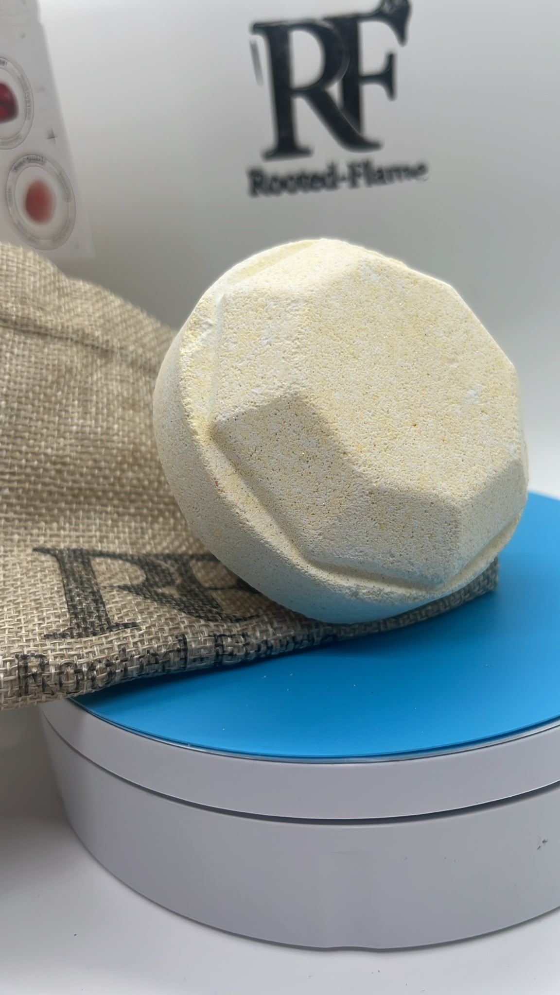 Gemstone Bath Bomb | Mistress Fragrance | Real Crystal Inside