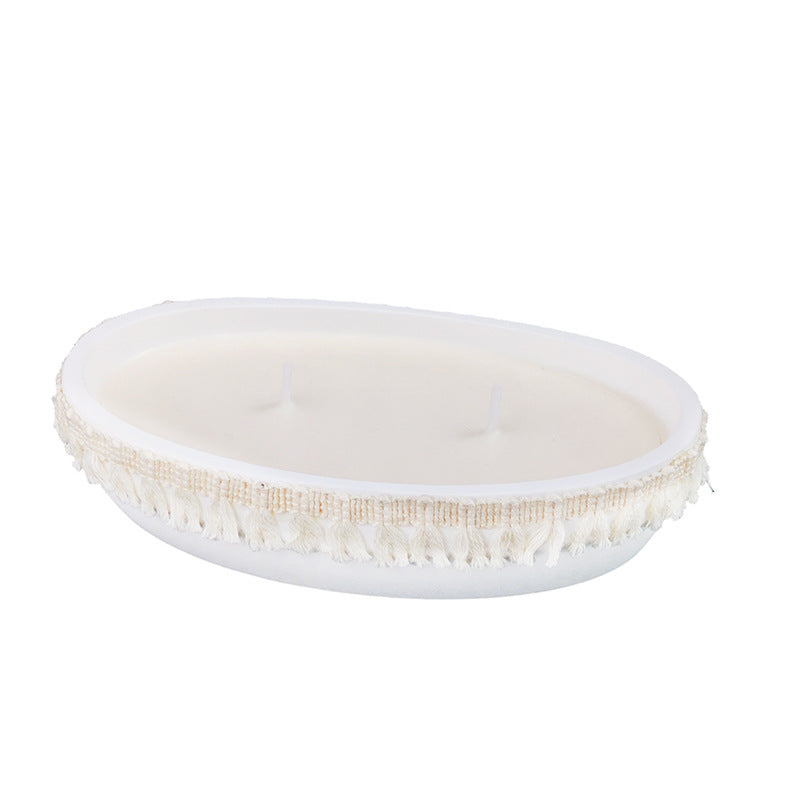 Retro Instagram-style Oval Soy Wax Scented Candle