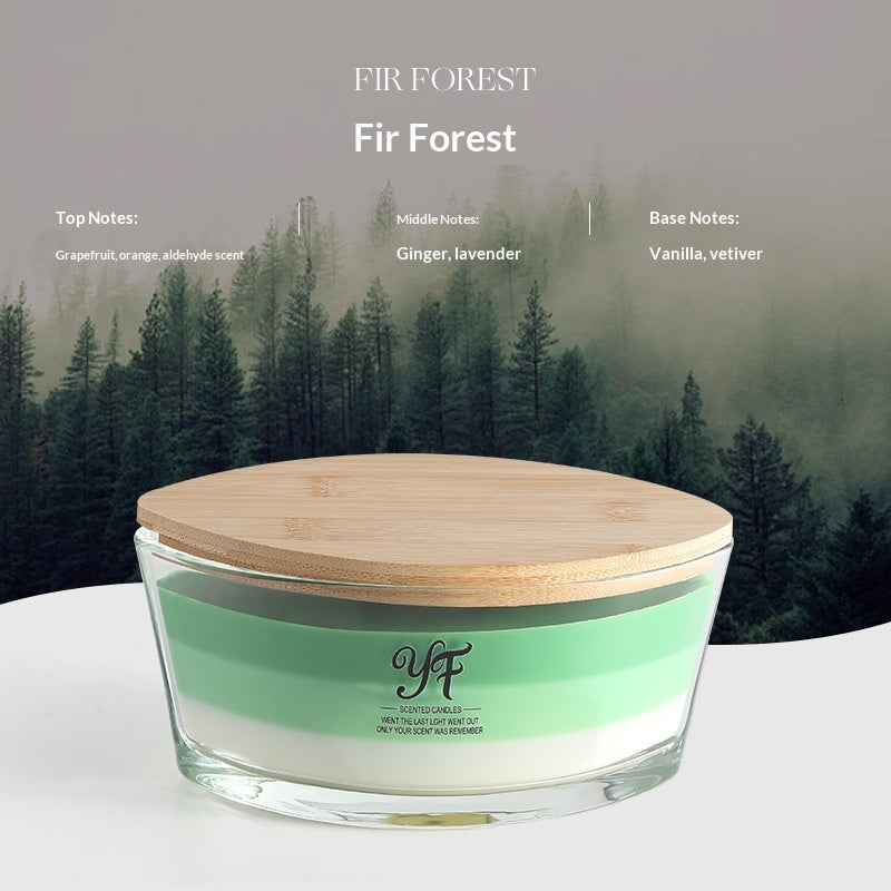 American-style WW Fireplace Boat-shaped Soy Scented Candle