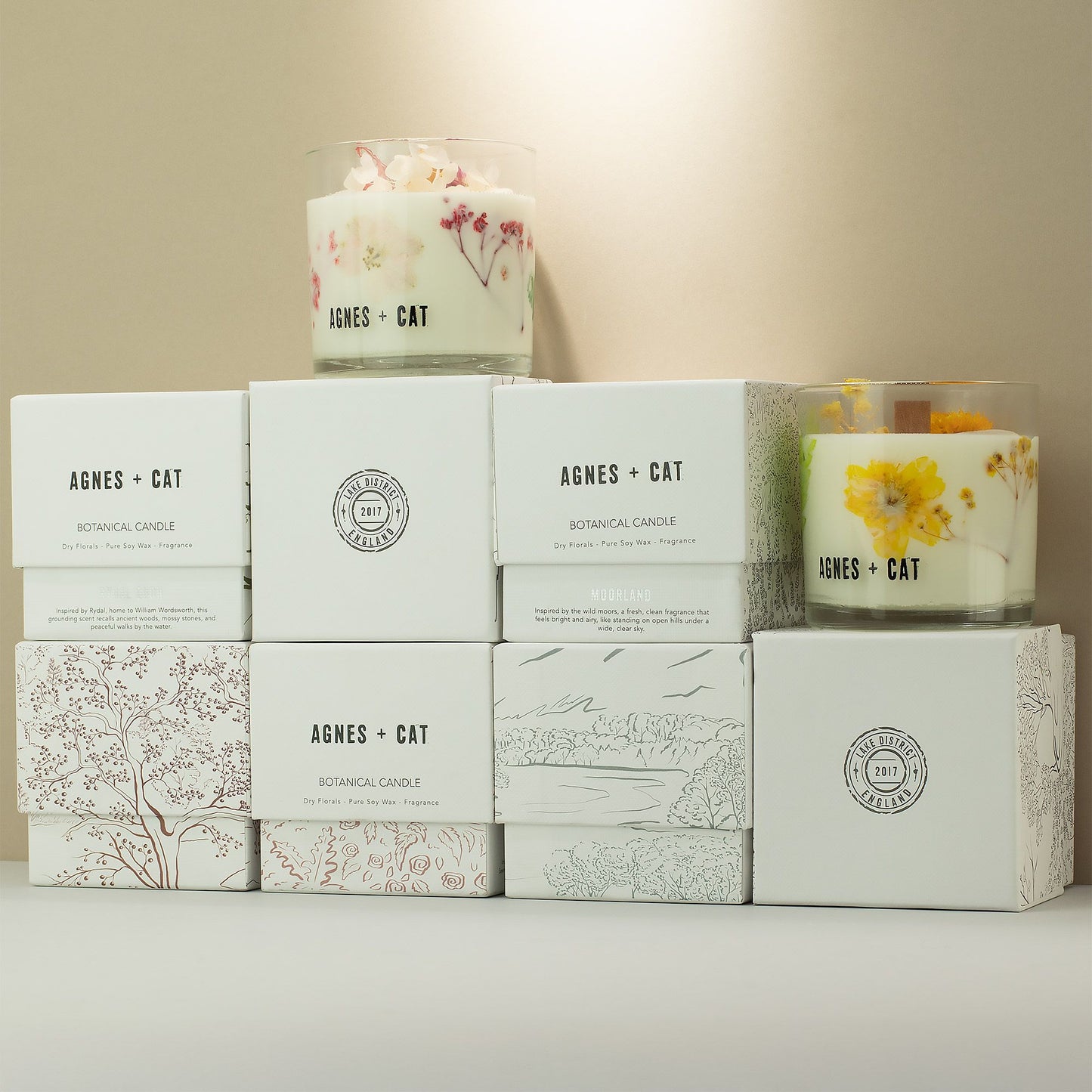 Agnes + Cat Botanical Soy Wax Candle - Windermere