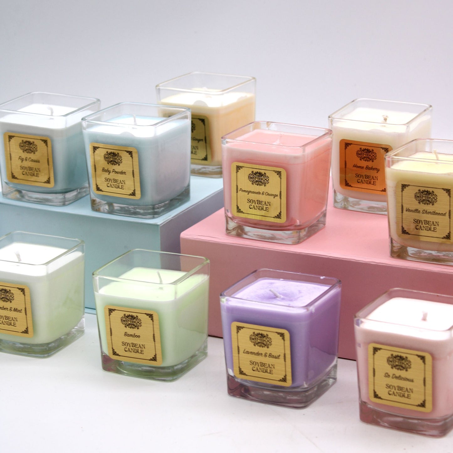 Soybean Jar Candles - Pomegranate & Orange