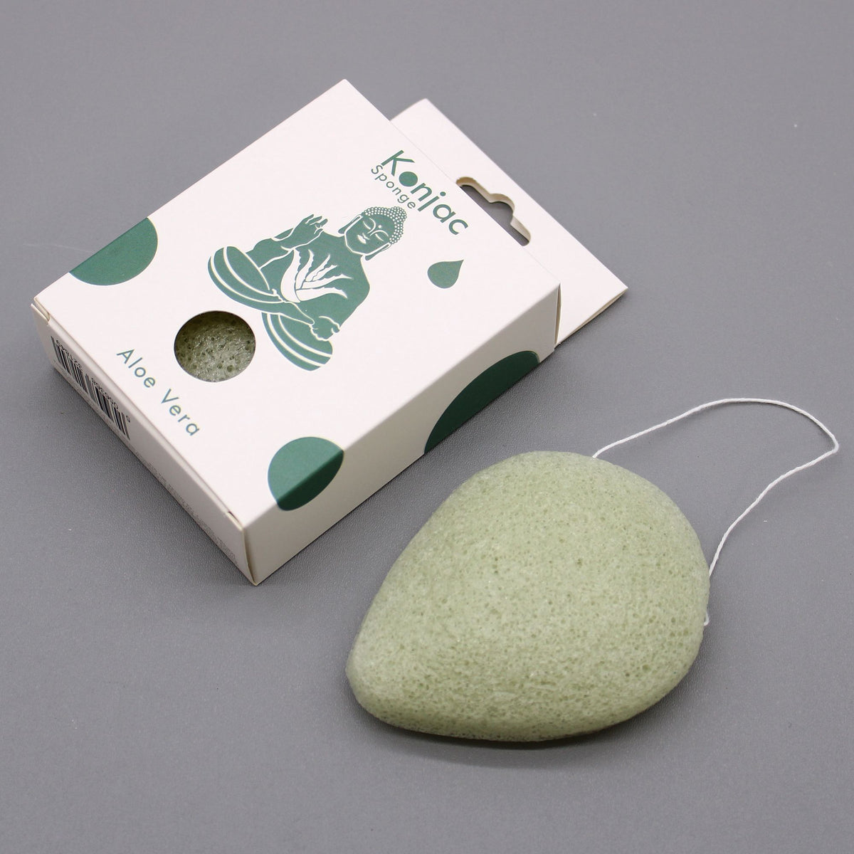 Aloe Vera Teardrop Konjac Facial Cleansing Sponge