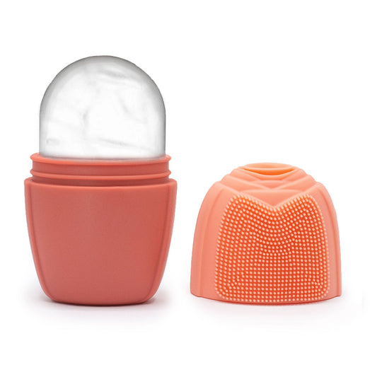 Peach Silicone Ice Face Roller