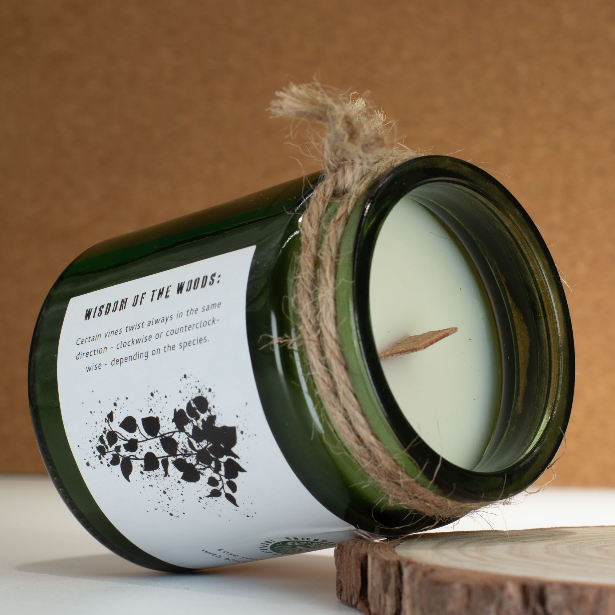 Greenman Woodwick Soy Candle - Twilight Vine