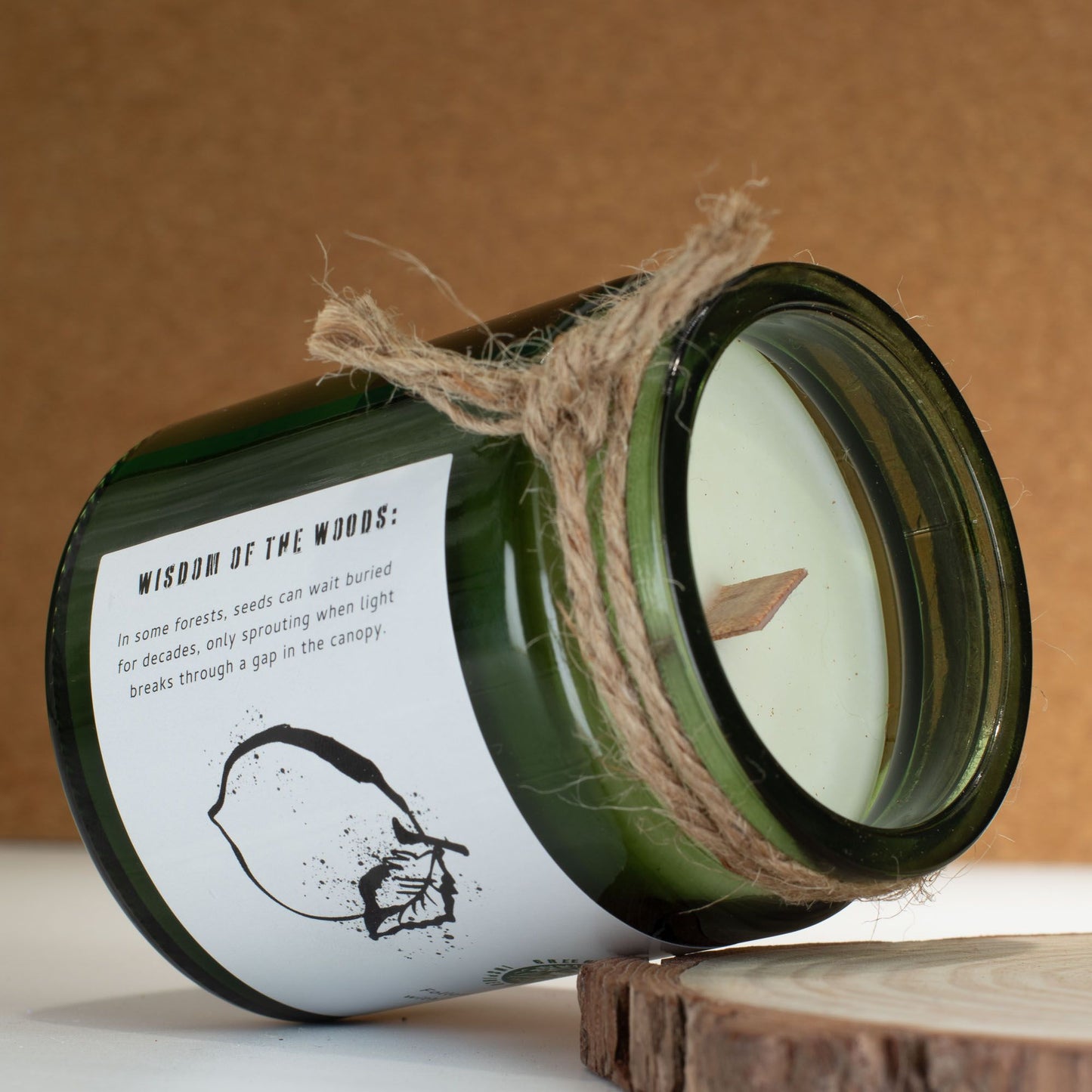 Greenman Woodwick Soy Candle - Cedar Citrus