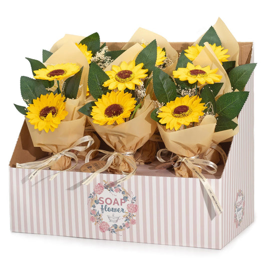 Soap Flower - Two Sunflower Bouquet