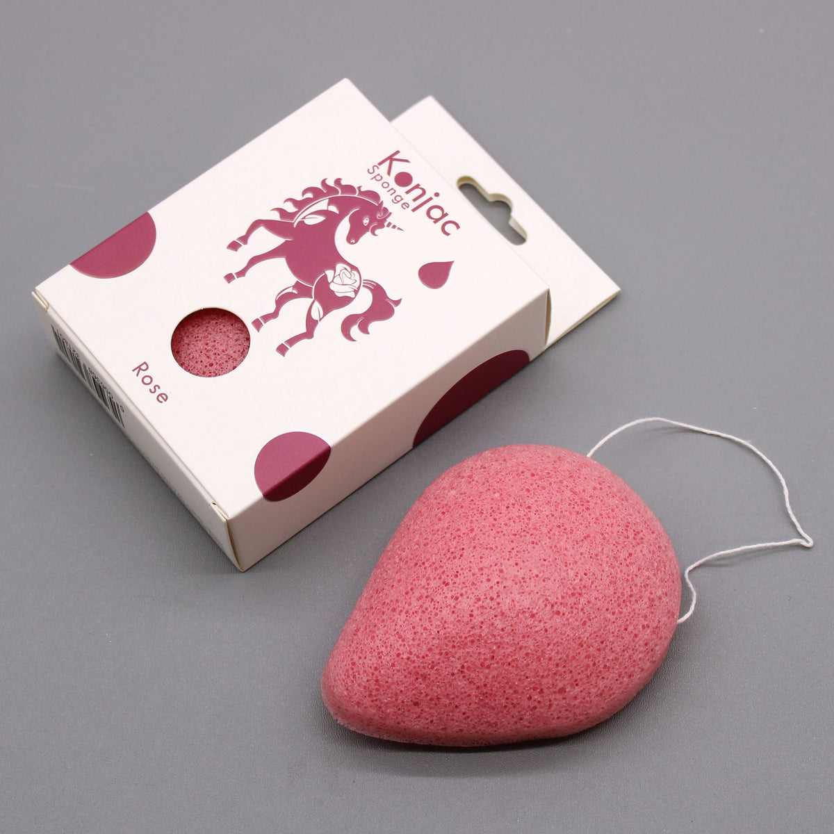 Rose Teardrop Konjac Facial Cleansing Sponge