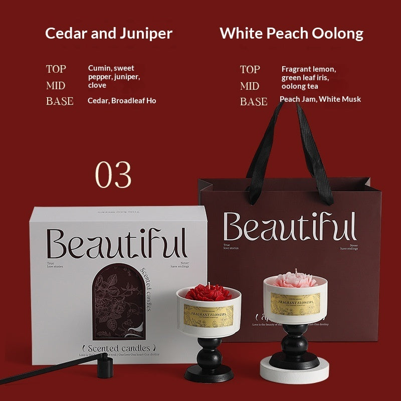 Camellia Aromatherapy Candle Gift Set Made With Soy Wax