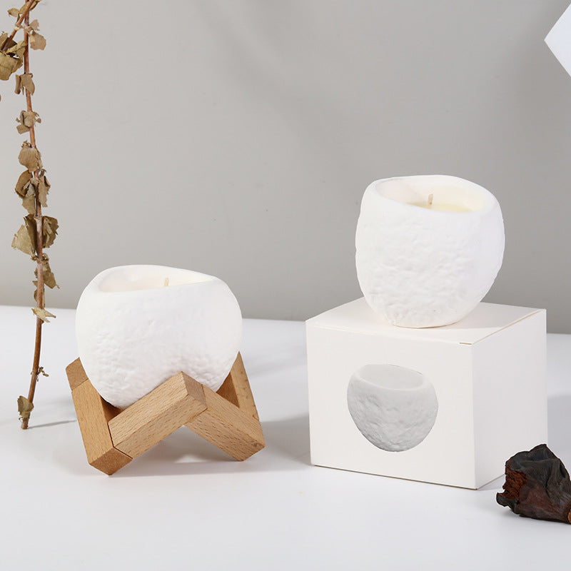 Handmade Smokeless Soy Wax Plaster Aromatherapy Candle