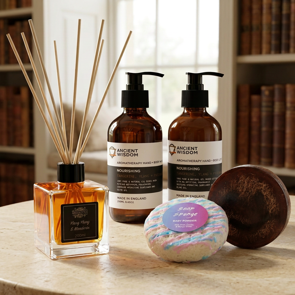 Calming and Grounding bundle with brown Coconut soap