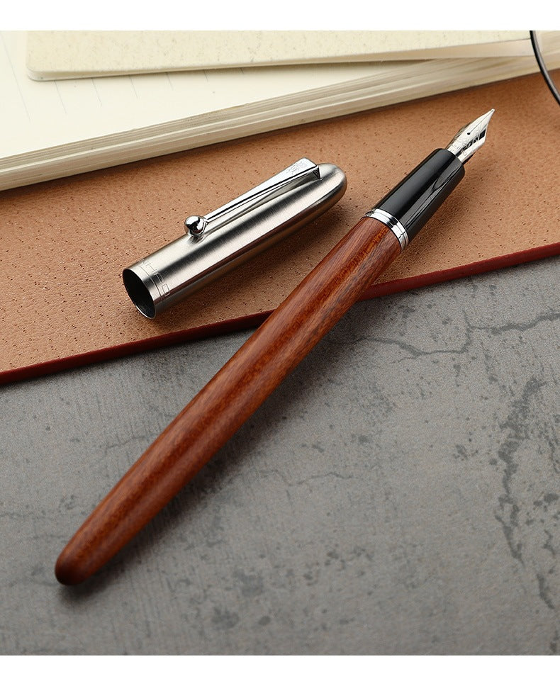 Lengthened Wooden Pole Office Writing Practice Pen