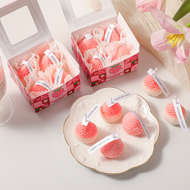Soy Wax Powder Strawberry Aromatherapy Candle