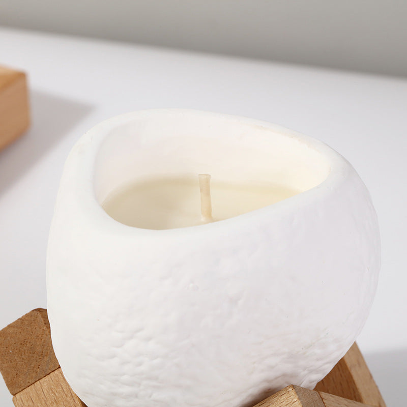 Handmade Smokeless Soy Wax Plaster Aromatherapy Candle
