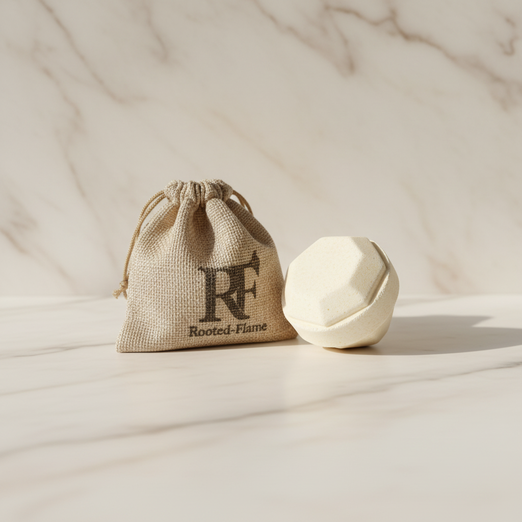 Gemstone Bath Bomb | Mistress Fragrance | Real Crystal Inside